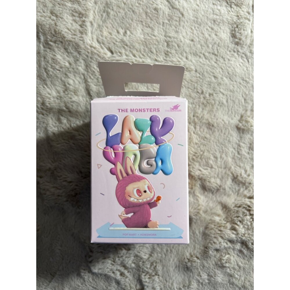 Pop Mart X How2Work The Monsters Lazy Yoga Series Collectible Figure Blind Box